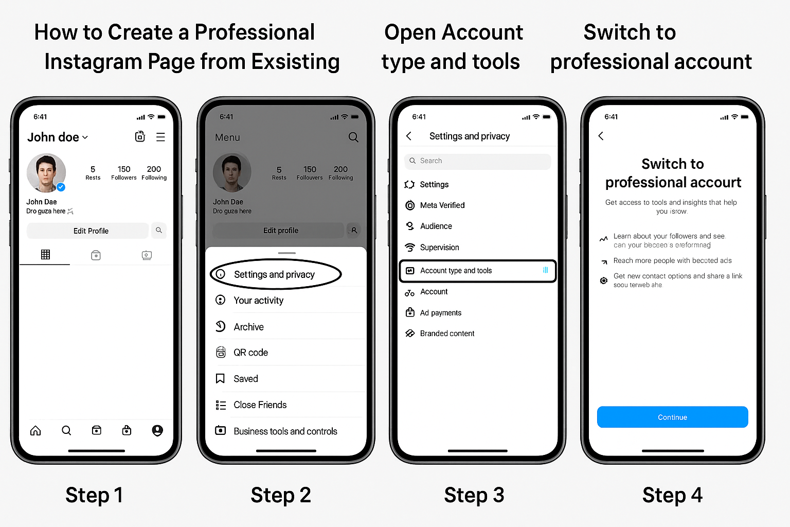 How to Create a Professional Instagram Page from Your Existing Account