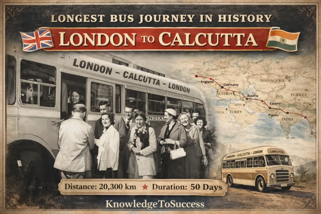 albert longest bus journey in history