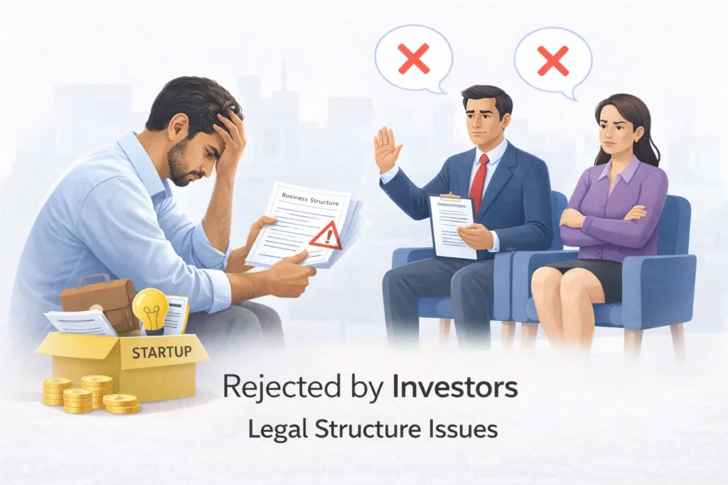 business structure mistakes rejection