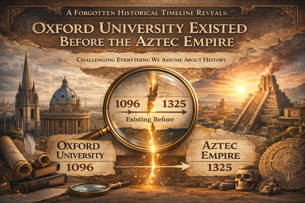 oxford university existed before the aztec empire