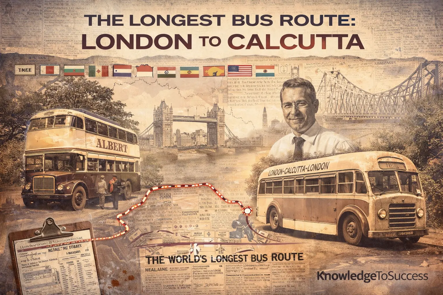 the longest bus journey london to calcutta