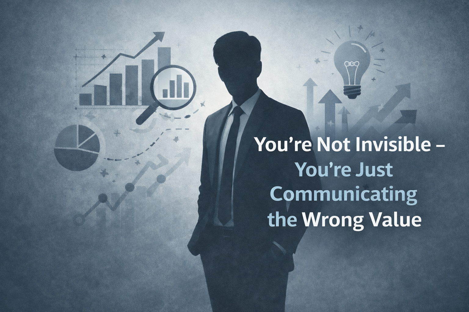 you're not invisible you're just communicating the wrong value