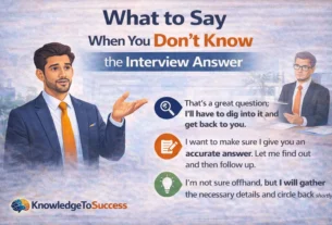 What to Do If You Don’t Know the Answer in an Interview