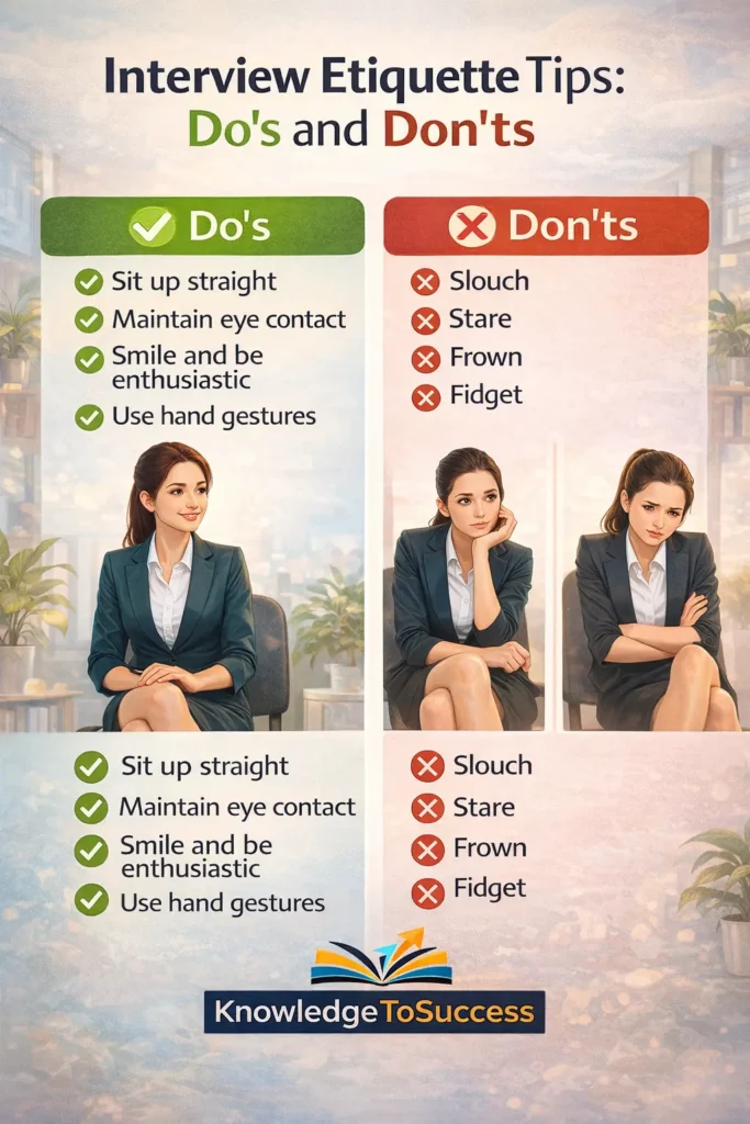 interview etiquette do