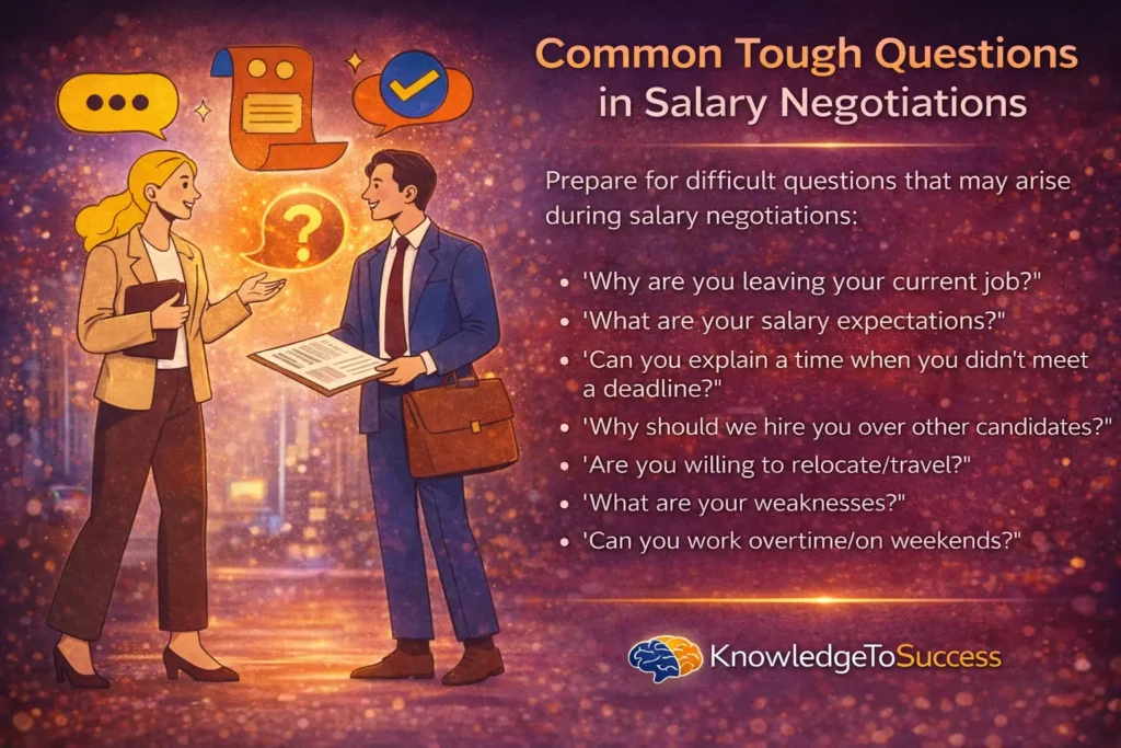 How to Discuss Salary Expectations Without Losing Offers salary negotiation tough questions explained