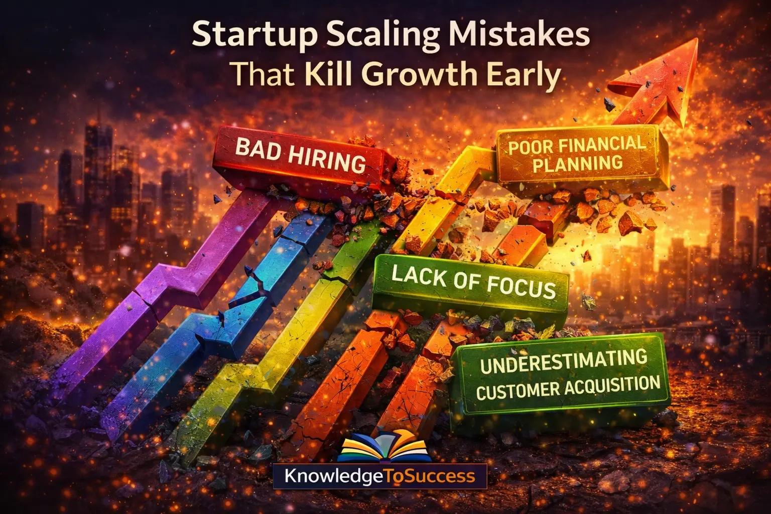 startup scaling mistakes that kill growth early