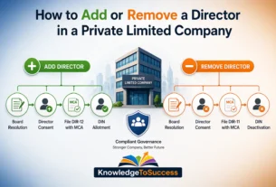 How to Add or Remove a Director in a Private Limited Company