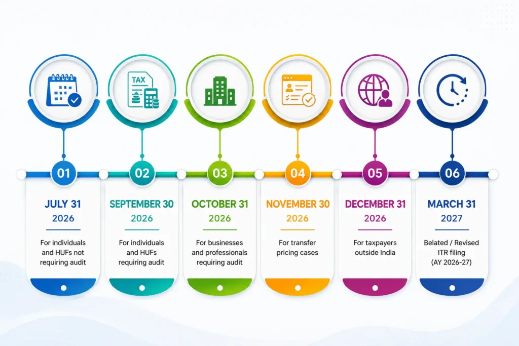 Missing the Right ITR Deadline Could Cost You Money ITR Filing Due Dates 2026: Why July 31 Is Not for Everyone