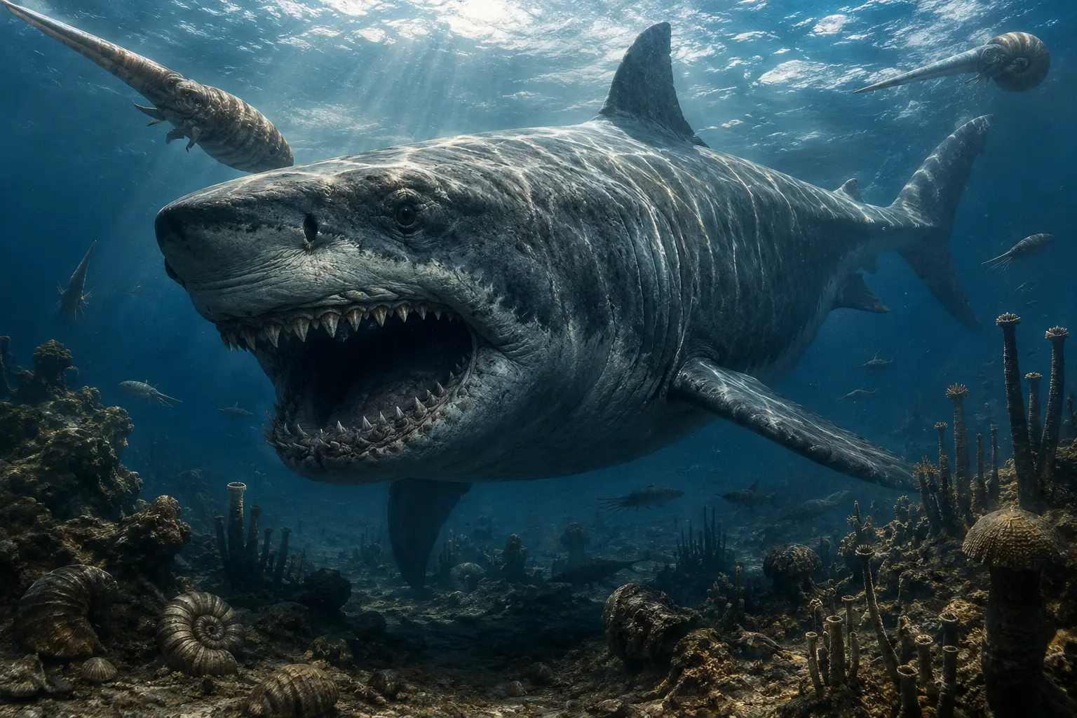 prehistoric ocean predator encounter