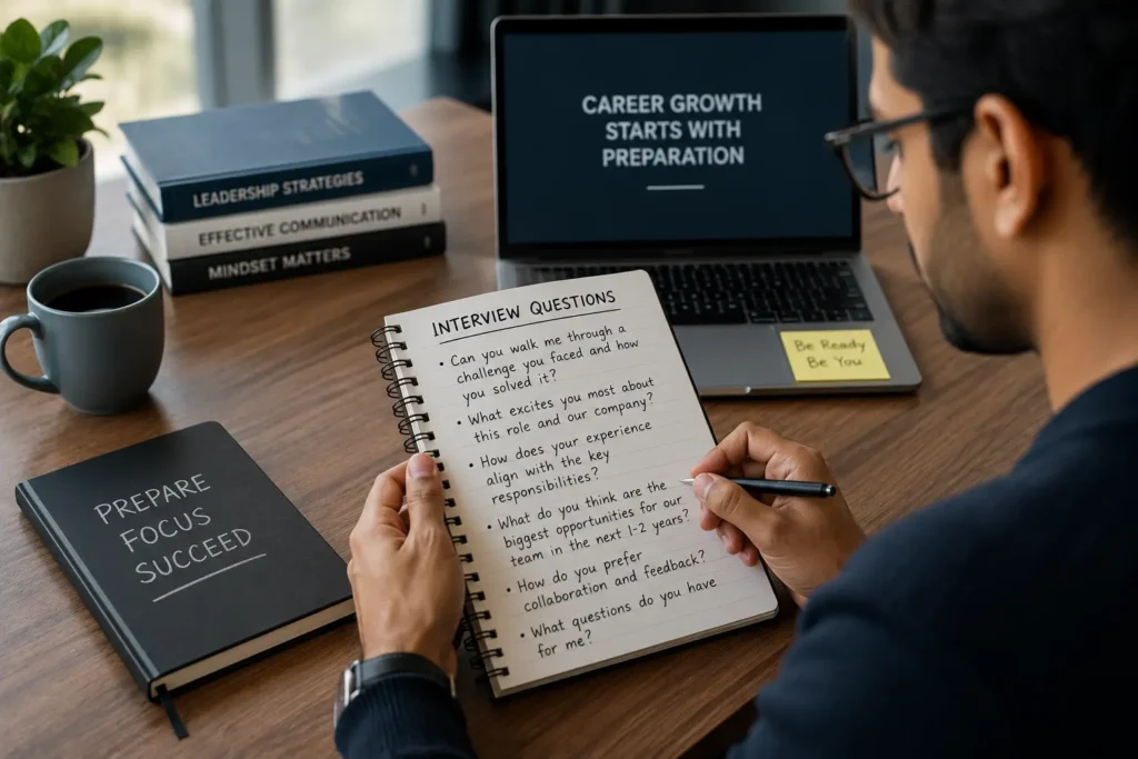 question focused preparation for career growth